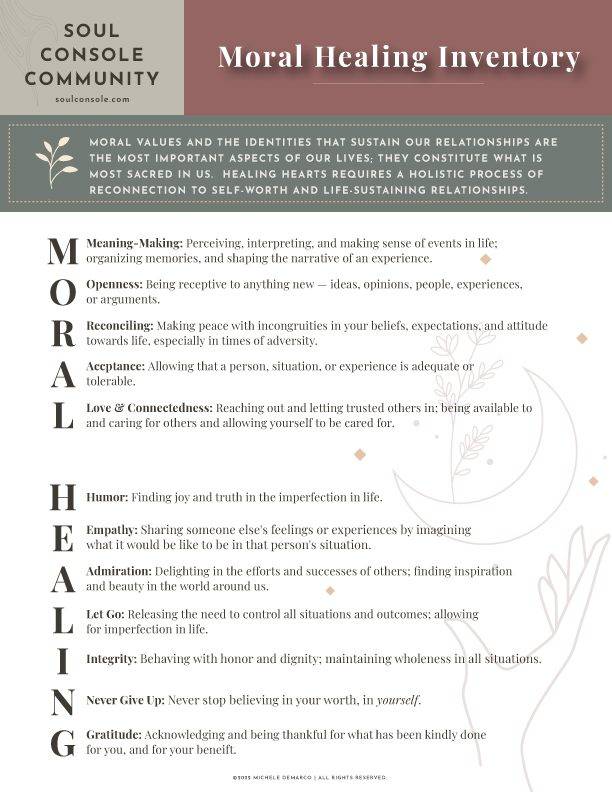 Inventories---Moral-Healing Moral Healing Inventory